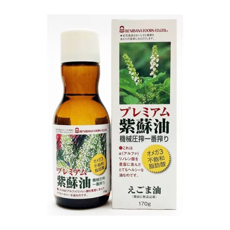 [3本]紅花食品 紫蘇油 一番搾り　170g　賞味期限2026.04.30