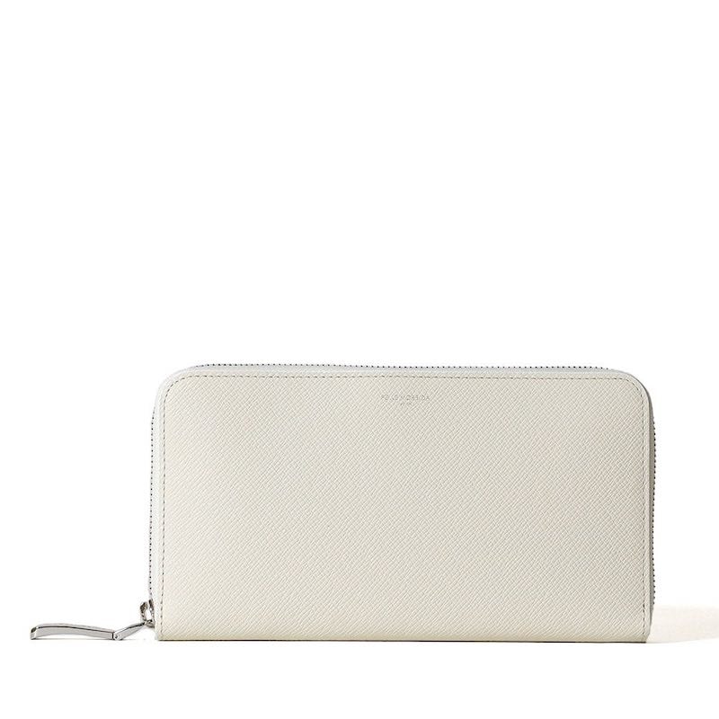 ペッレモルビダ PELLE MORBIDA 長財布 バルカ ラウンドジップウォレット PMO-BA302 (WHT)　　