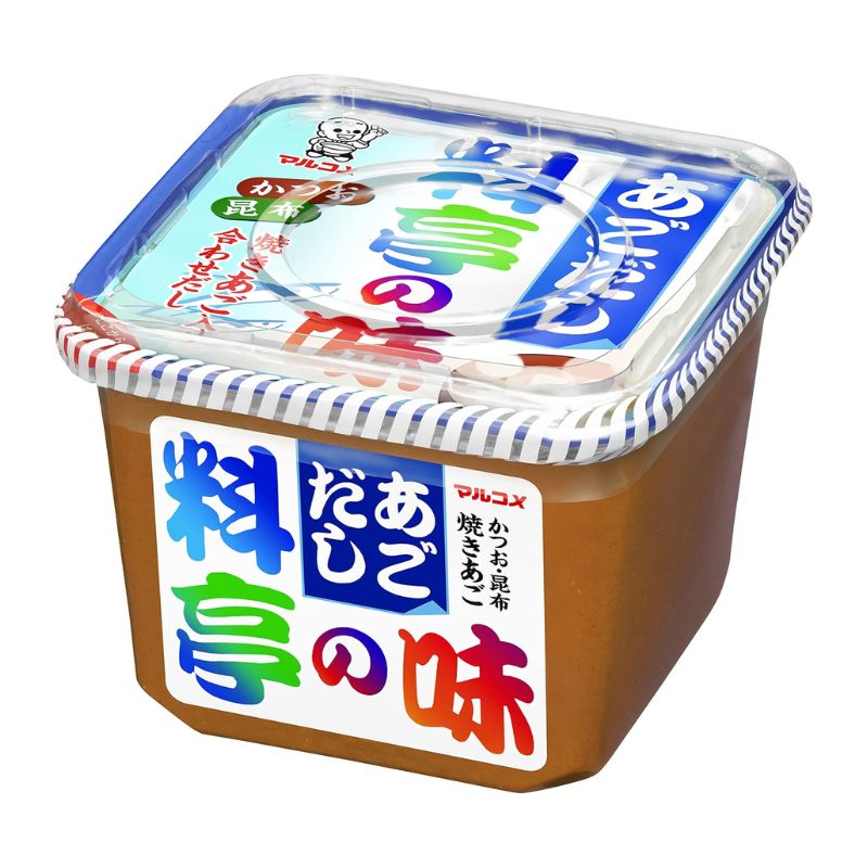 [4個]【JB直送品】マルコメ 料亭の味 あごだし入り味噌　750g　賞味期限2027.02.28