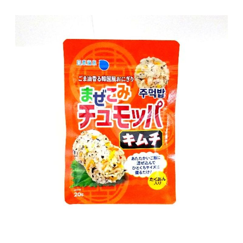 [2個]日本海水 まぜこみチュモッパ キムチ　20g　賞味期限2026.04.23【賞味期限間近】