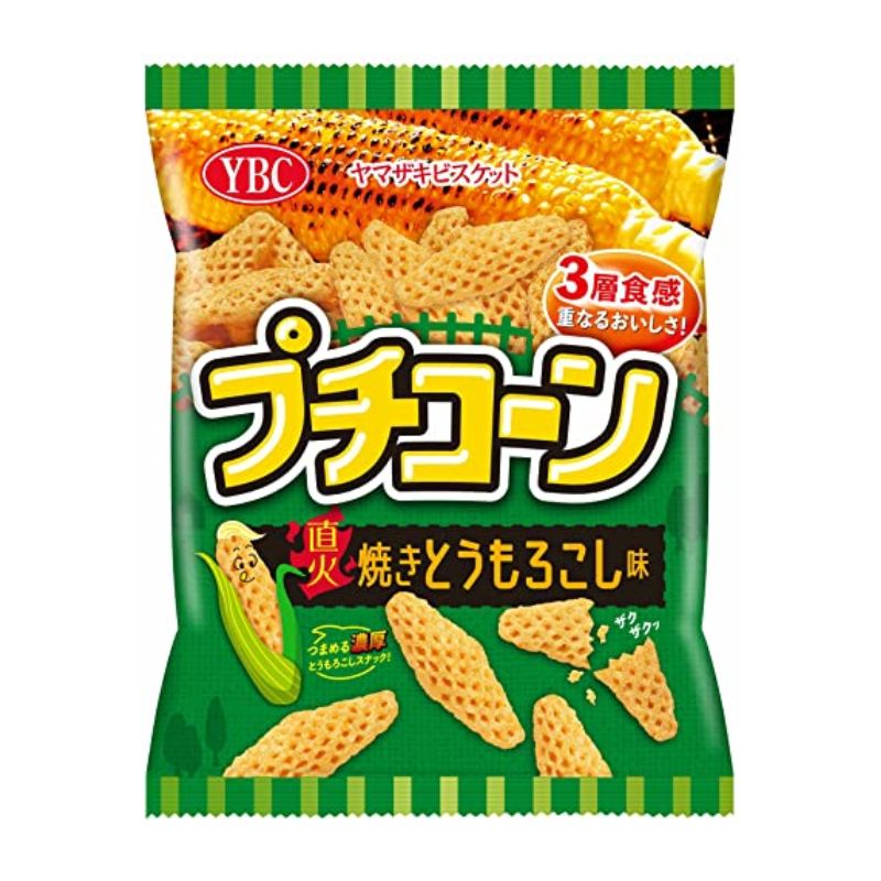 [3個]ヤマザキビスケット プチコーン 直火焼きとうもろこし味　50g　賞味期限2026.08.31