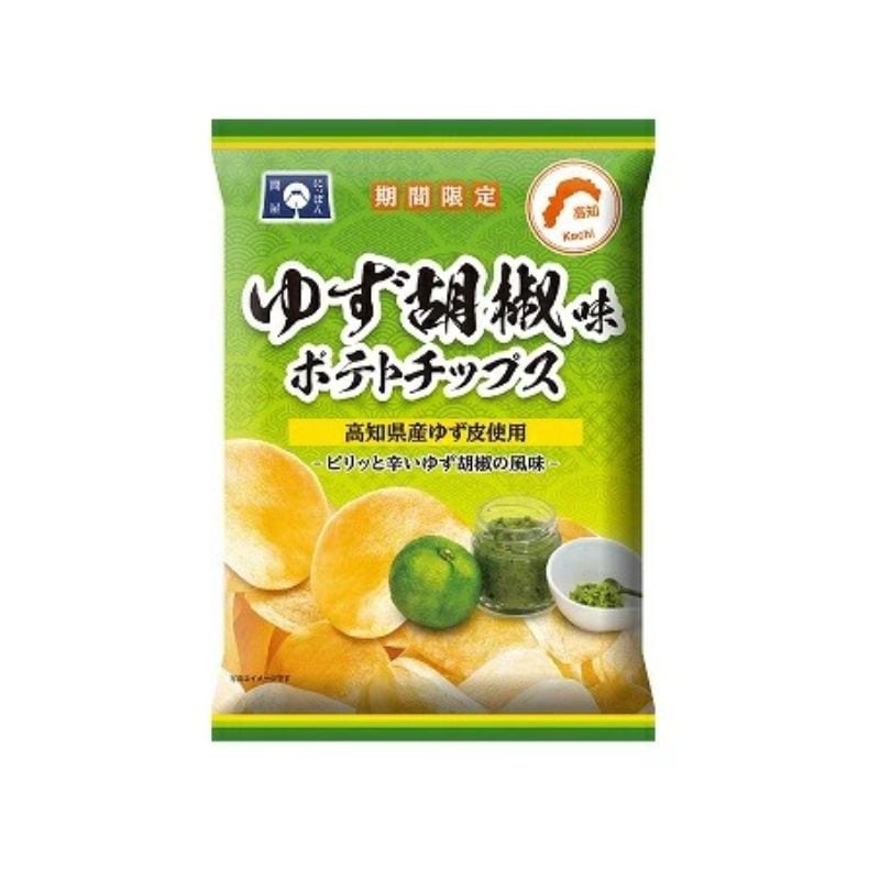 [3個]旭フレッシュ高知県産 ゆず胡椒味 ポテトチップス　50g　賞味期限2026.05.31