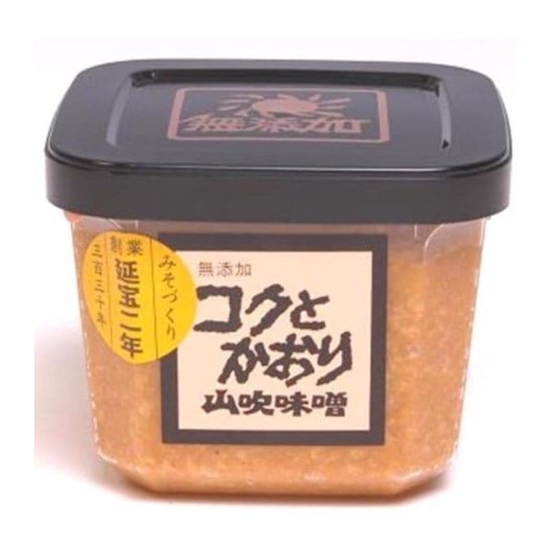 [3個]信州味噌 山吹無添加コクとかおり味噌　500g　賞味期限2026.05.27