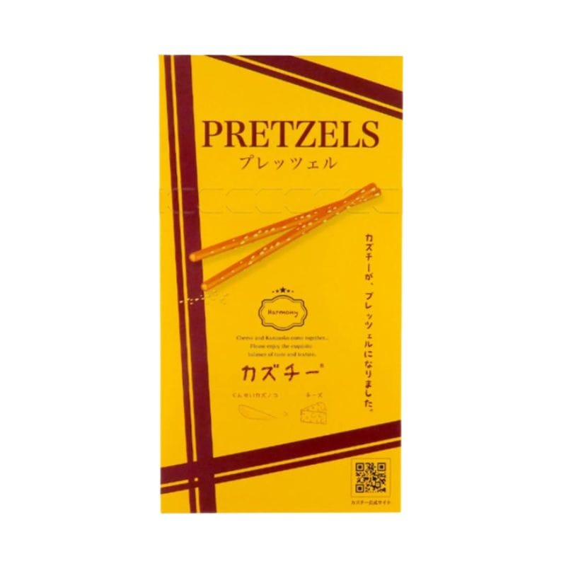 [5個]井原水産 カズチー プレッツェル　45g　賞味期限2026.07.31