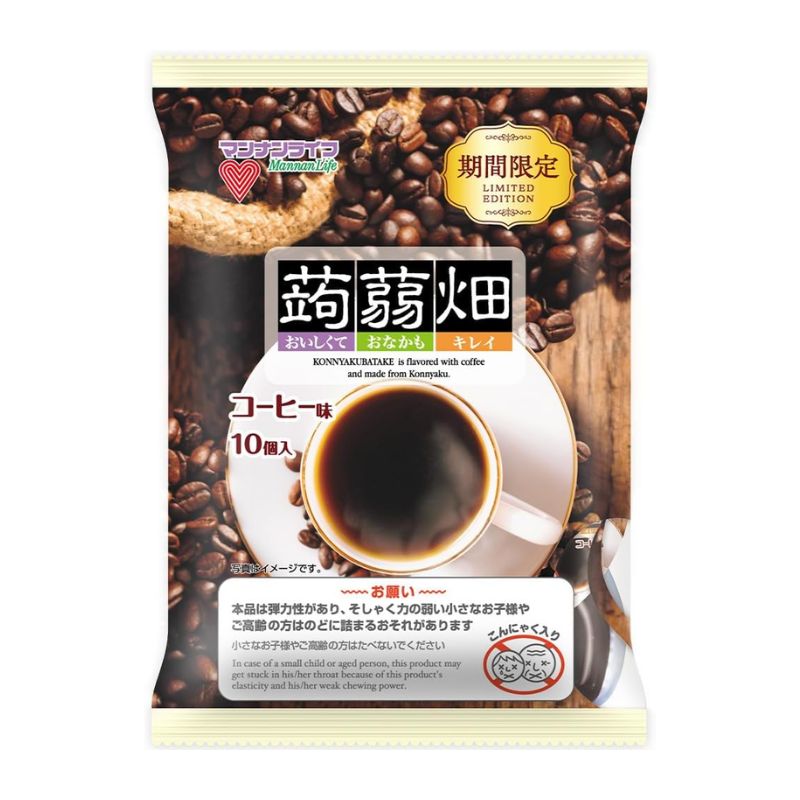 [3個]マンナンライフ 蒟蒻畑 コーヒー味　10個　賞味期限2026.07.02【賞味期限間近】