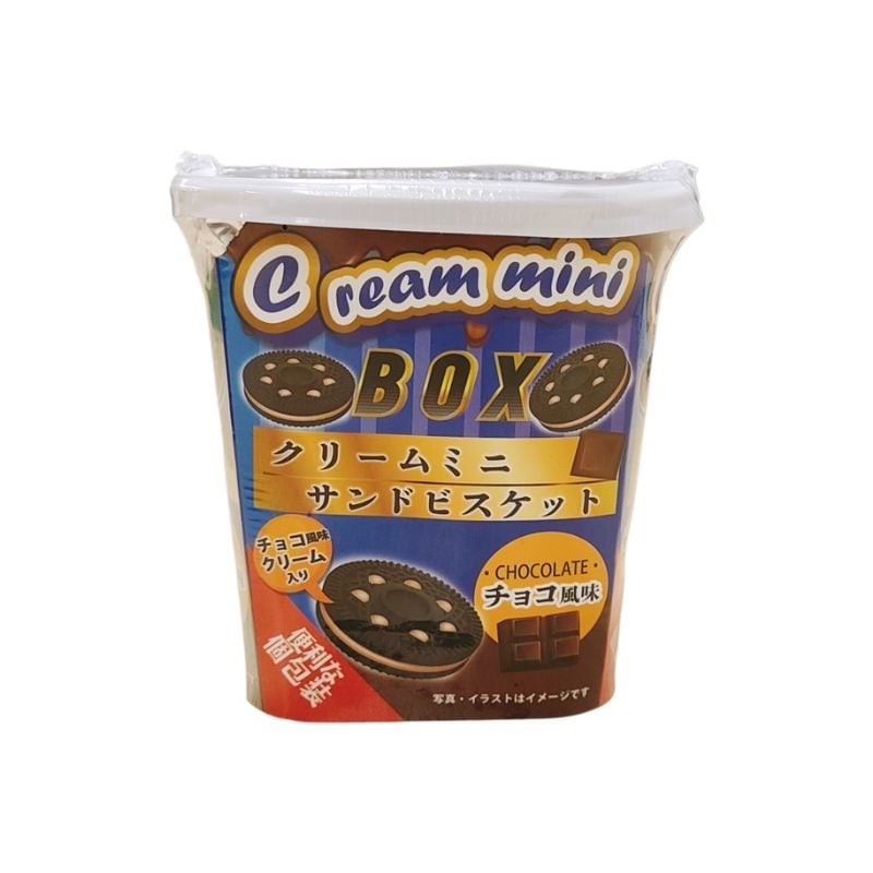 [4個]フーデム クリームミニサンドビスケット チョコ風味　60g　賞味期限2026.10.19