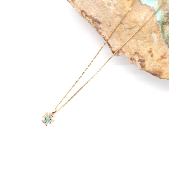 Turquoise Cross Necklace ���������� �������ͥå��쥹(���������)