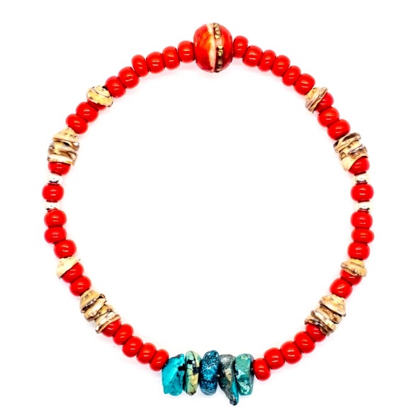 Red Bead Bracelet ��åɥӡ��� �֥쥹��åȡ�BAZAAR