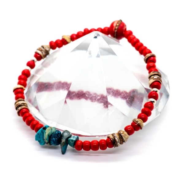 Red Bead Bracelet ��åɥӡ��� �֥쥹��åȡ�BAZAAR
