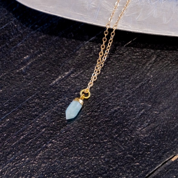 Amazonite necklace ���ޥ��ʥ��� �ͥå��쥹��BAZAAR