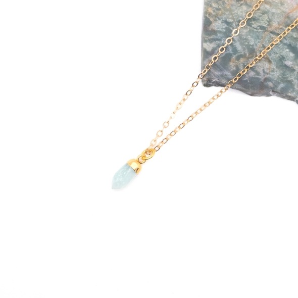 Amazonite necklace ���ޥ��ʥ��� �ͥå��쥹��BAZAAR