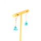 Turquoise earrings ���������� �ԥ�����BAZAAR