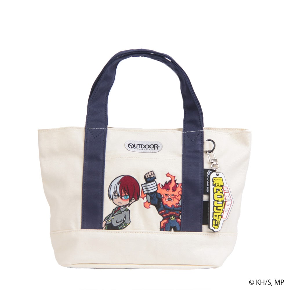 【僕のヒーローアカデミア×OUTDOOR PRODUCTS】<br>キーホルダー付きミニキャラトート　轟焦凍×エンデヴァー ODHA11