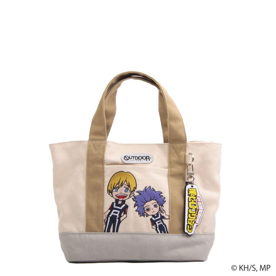 【僕のヒーローアカデミア×OUTDOOR PRODUCTS】<br>キーホルダー付きミニキャラトート　物間寧人×心操人使 ODHA19