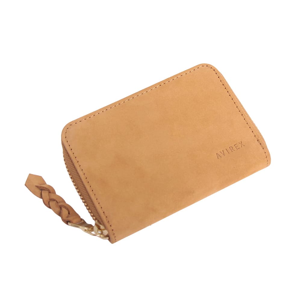 【AVIREX】スムースレザー ラウンド小銭入れ　AX9501