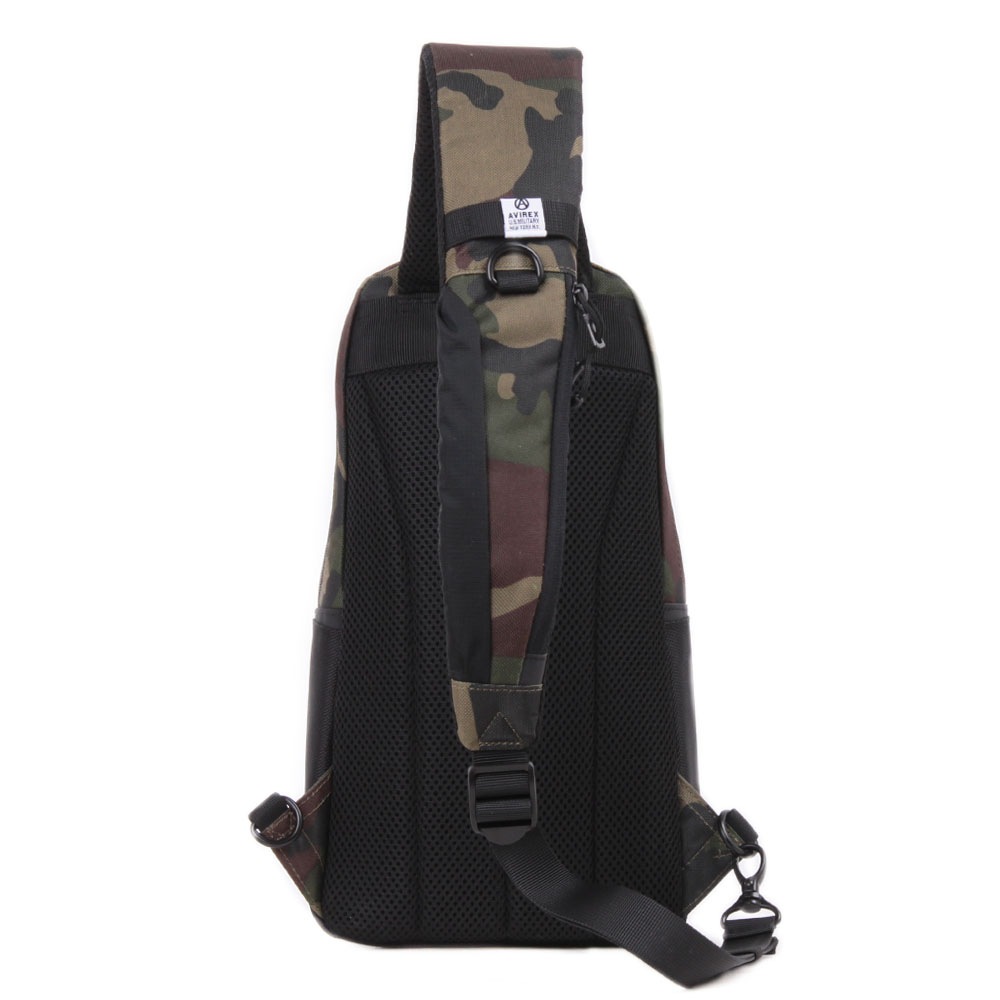 新色カーキ追加 【AVIREX】　スリングバッグ 抗菌・防臭加工シリーズ　AX2051