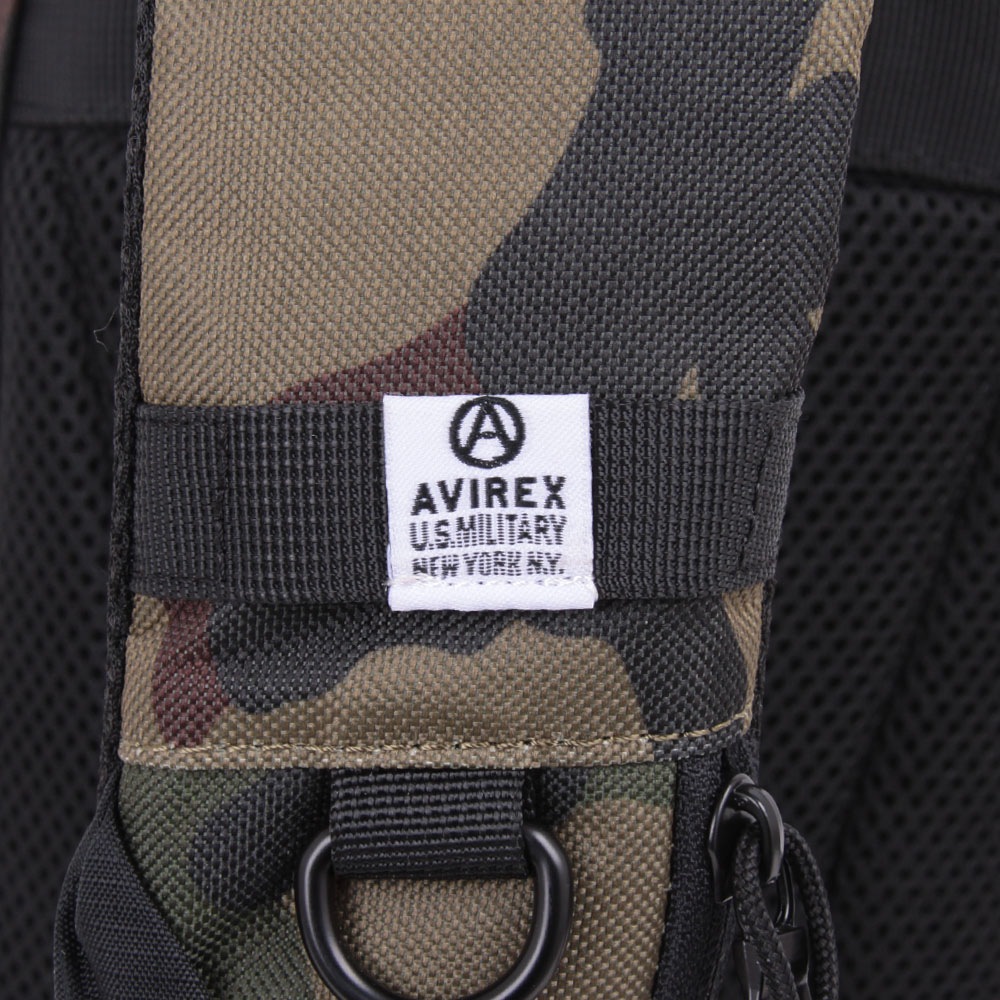 新色カーキ追加 【AVIREX】　スリングバッグ 抗菌・防臭加工シリーズ　AX2051