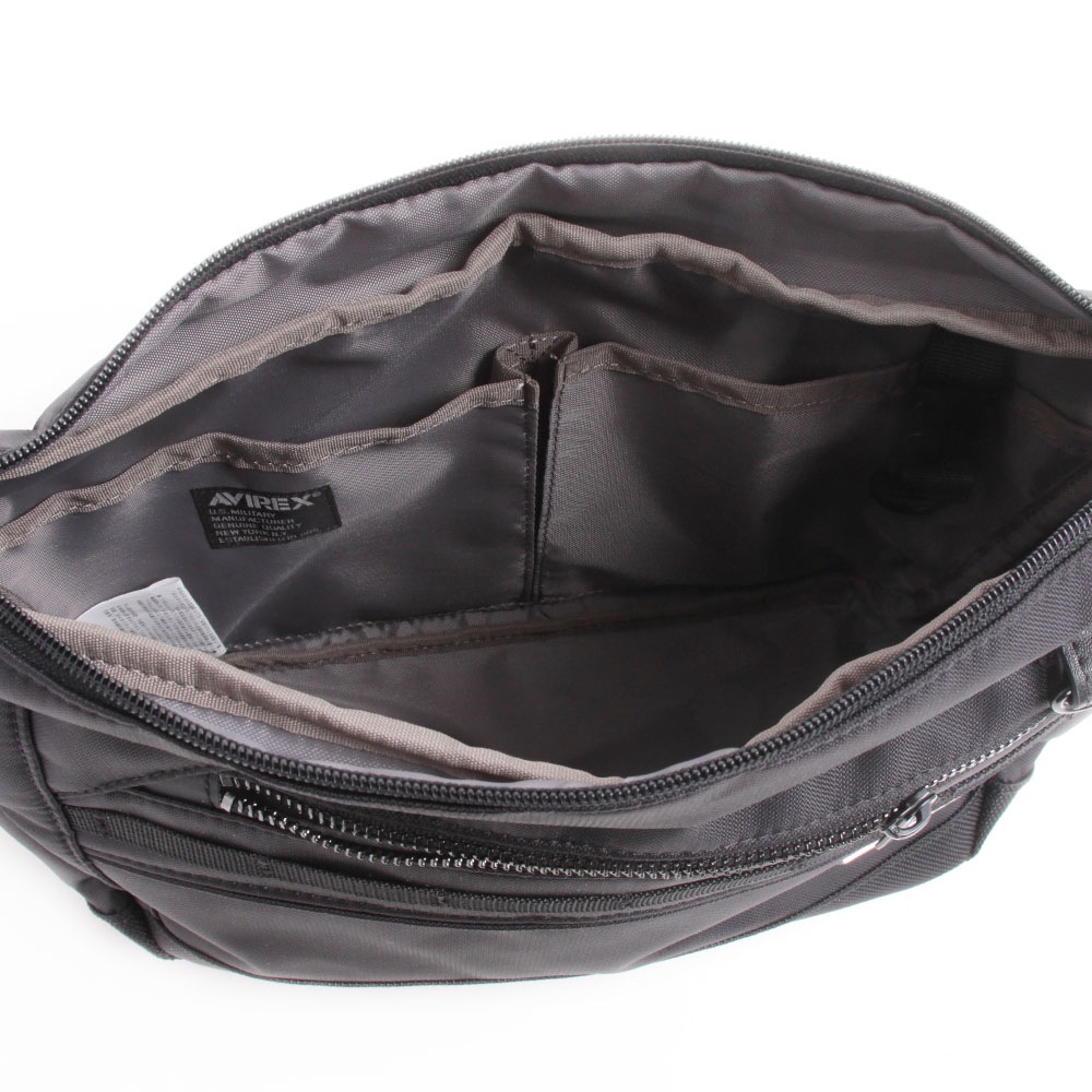 新色カーキ追加 【AVIREX】　ショルダーバッグ 抗菌・防臭加工シリーズ　AX2052