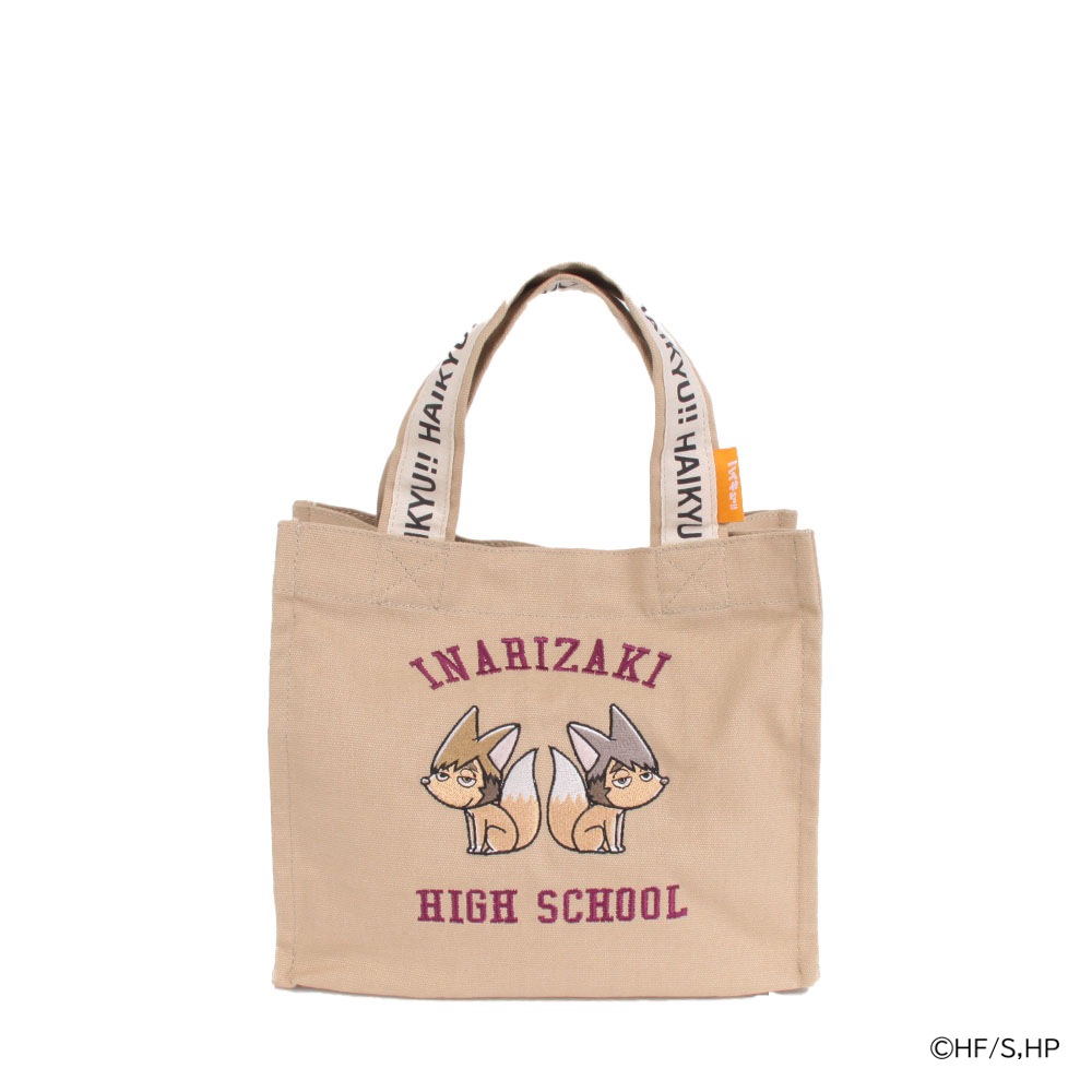 【ハイキュー!!】Square  mini tote ツムキツネ・サムキツネモチーフ<br> ODHQ52