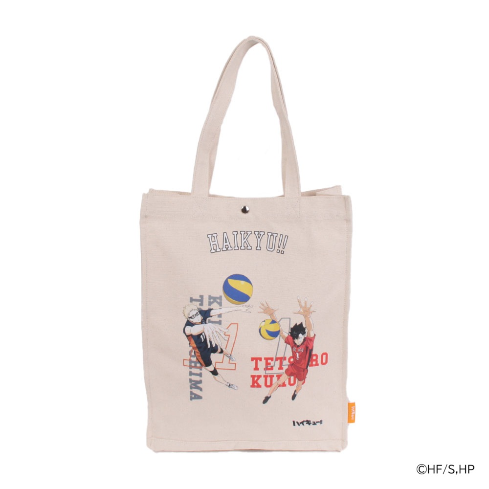 【ハイキュー!!】Simple campus tote 月島・黒尾モチーフ<br> ODHQ63