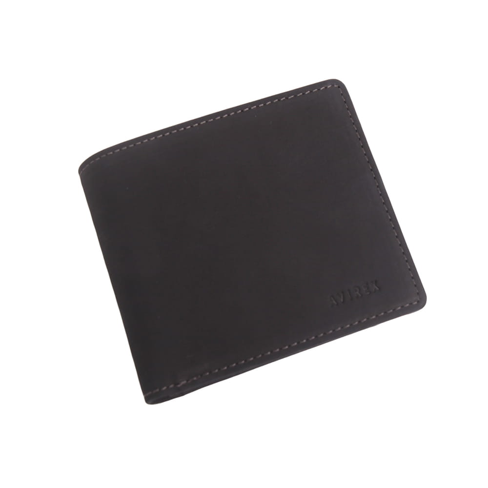 【AVIREX】スムースレザー 二つ折り財布　AX9503