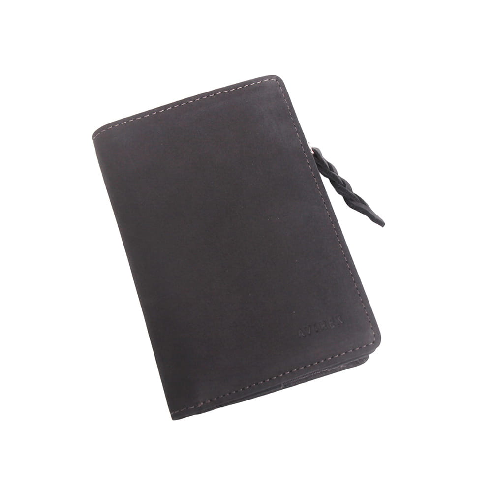 【AVIREX】スムースレザー L字ファスナー二つ折り財布　AX9504