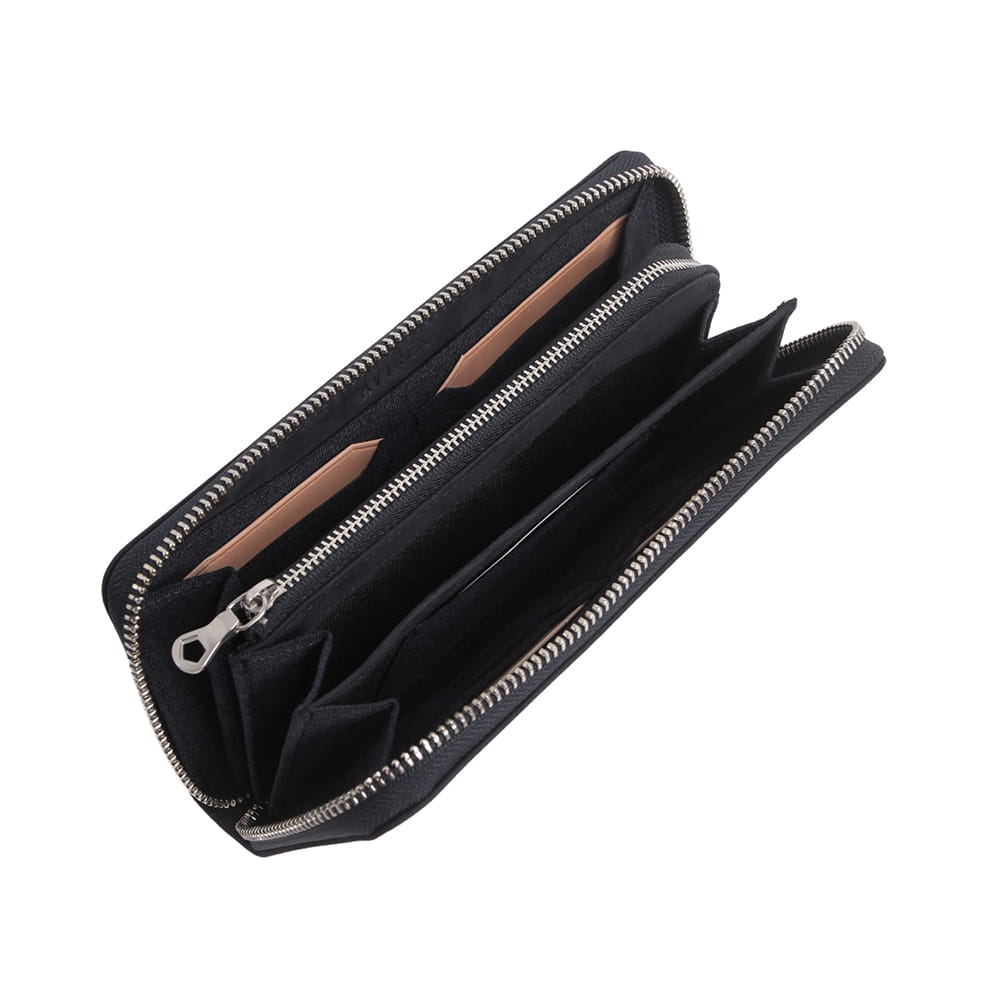 【AVIREX】スムースレザー ラウンドファスナー長財布　AX9505