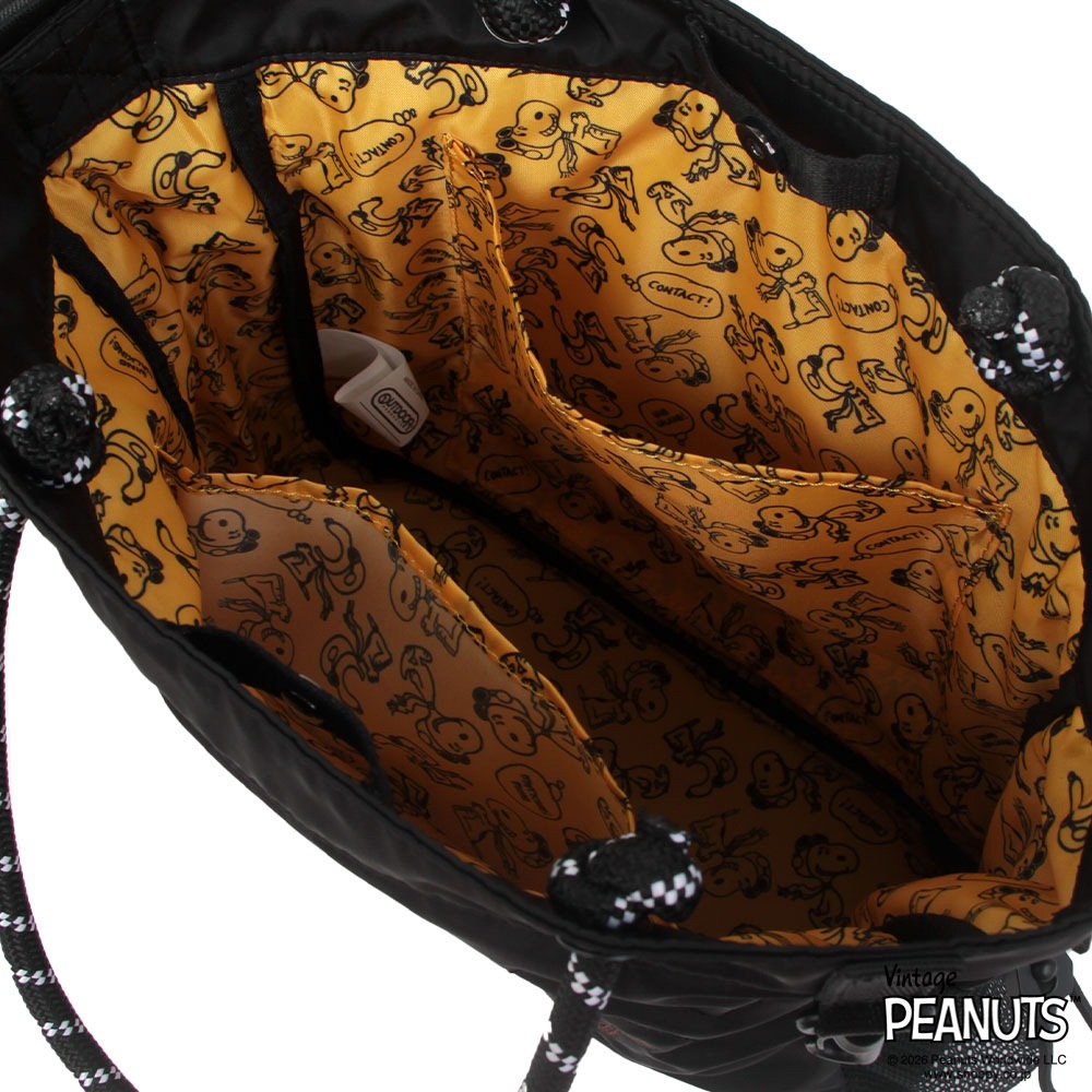 【OUTDOOR PRODUCTS】<br>PEANUTSコレクション スヌーピー 2Wayロープショルダーバッグ ODB038