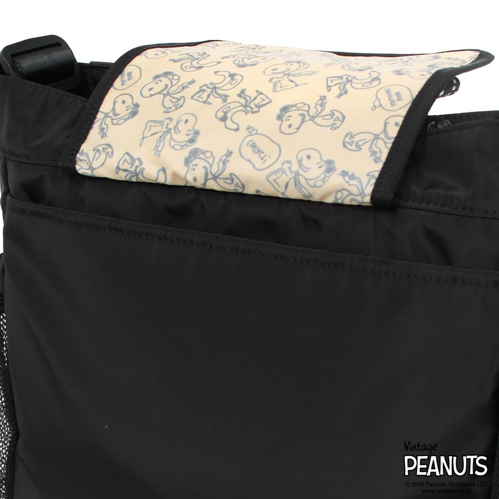 【OUTDOOR PRODUCTS】<br>PEANUTSコレクション スヌーピー 2Wayロープショルダーバッグ ODB038