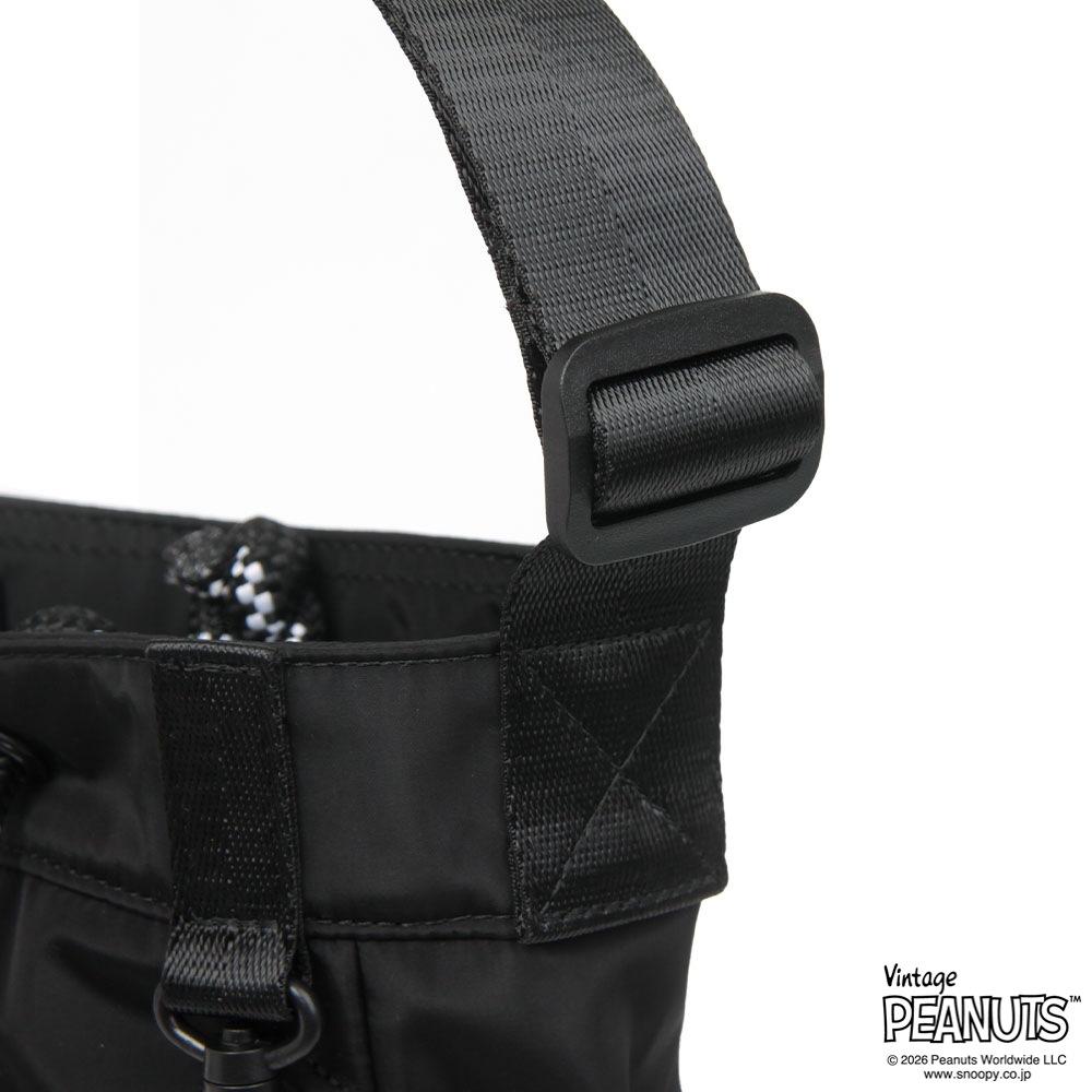 【OUTDOOR PRODUCTS】<br>PEANUTSコレクション スヌーピー 2Wayロープショルダーバッグ ODB038