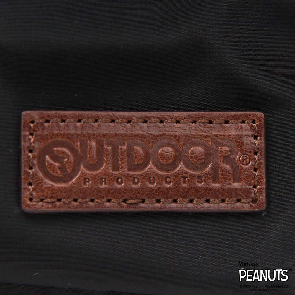 【OUTDOOR PRODUCTS】<br>PEANUTSコレクション スヌーピー 2Wayロープショルダーバッグ ODB038