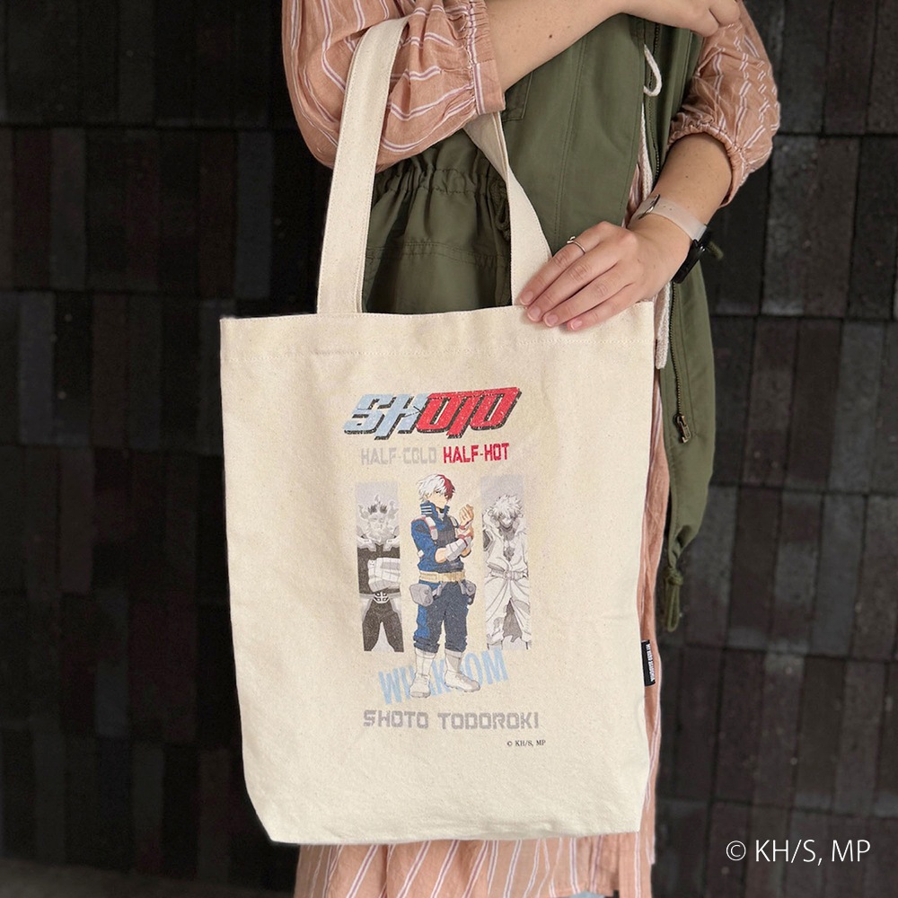 【僕のヒーローアカデミア】<br>クラックプリントキャンバストート 轟焦凍 ODHA22