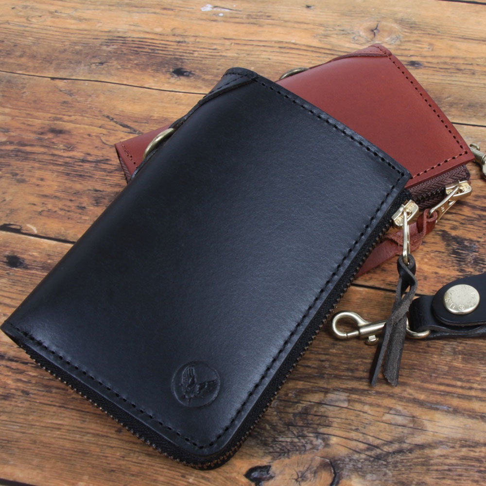 【AVIREX】<br>バッファローレザー ミドルウォレット AX9301