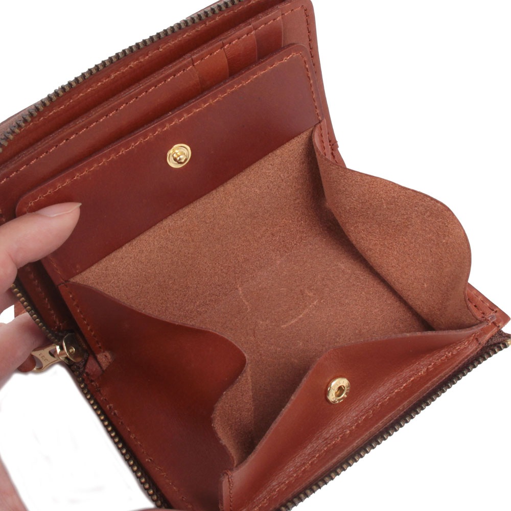 【AVIREX】<br>バッファローレザー ミドルウォレット AX9301