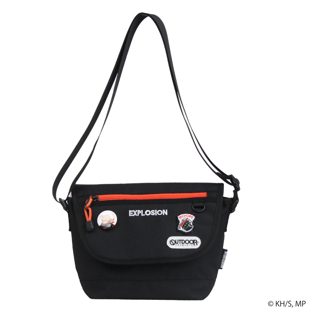 【僕のヒーローアカデミア×OUTDOOR PRODUCTS】<br>缶バッチ付きフラップショルダー ODHA02