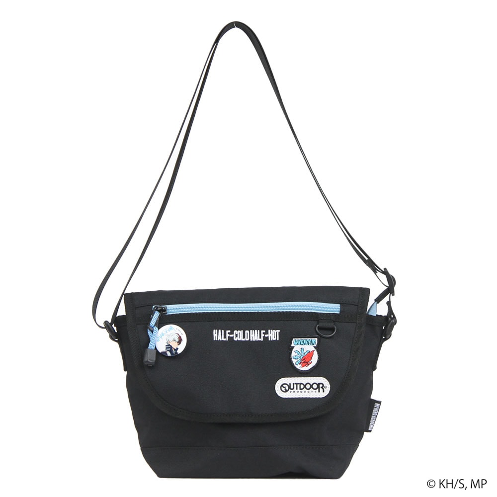 【僕のヒーローアカデミア×OUTDOOR PRODUCTS】<br>缶バッチ付きフラップショルダー ODHA02