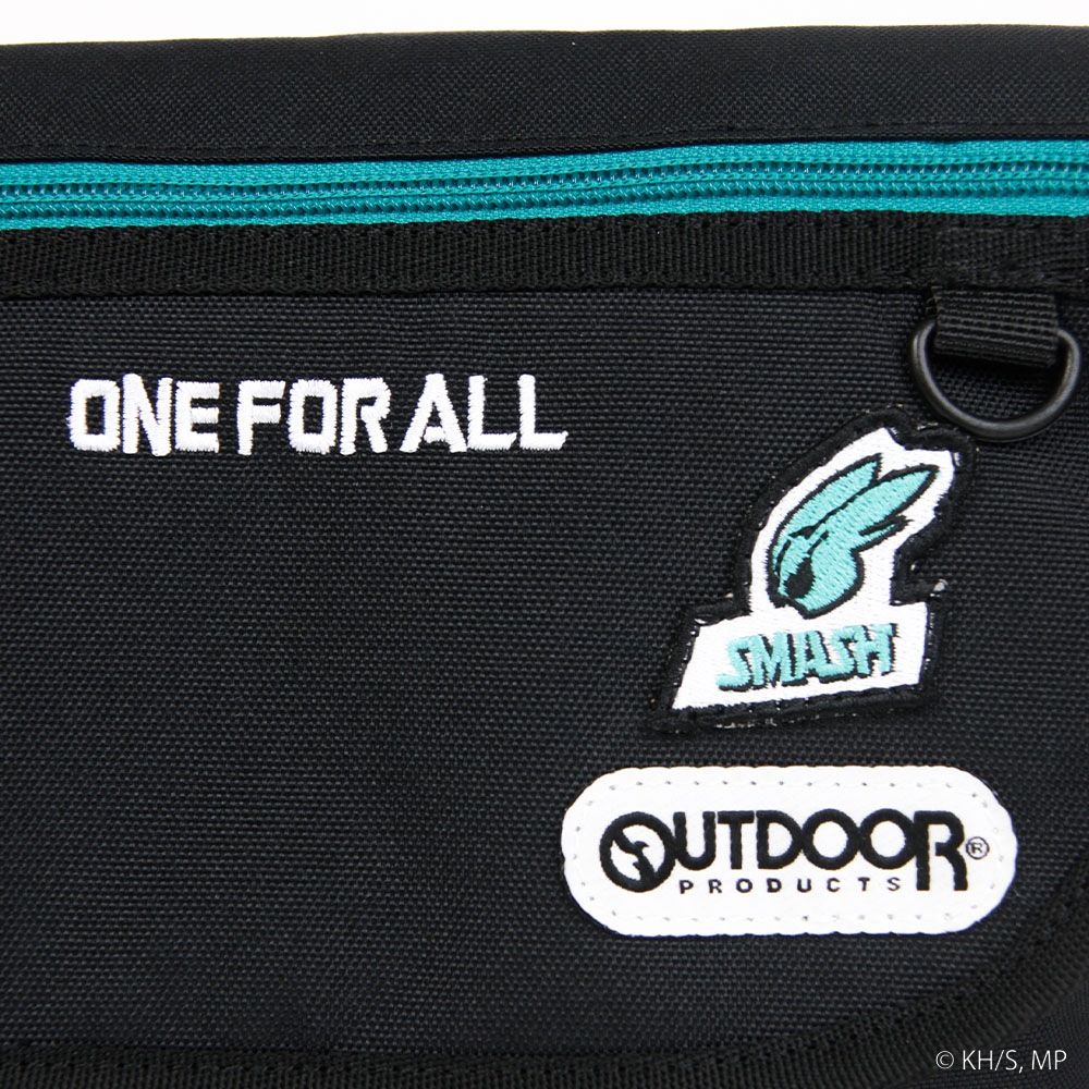 【僕のヒーローアカデミア×OUTDOOR PRODUCTS】<br>缶バッチ付きフラップショルダー ODHA02