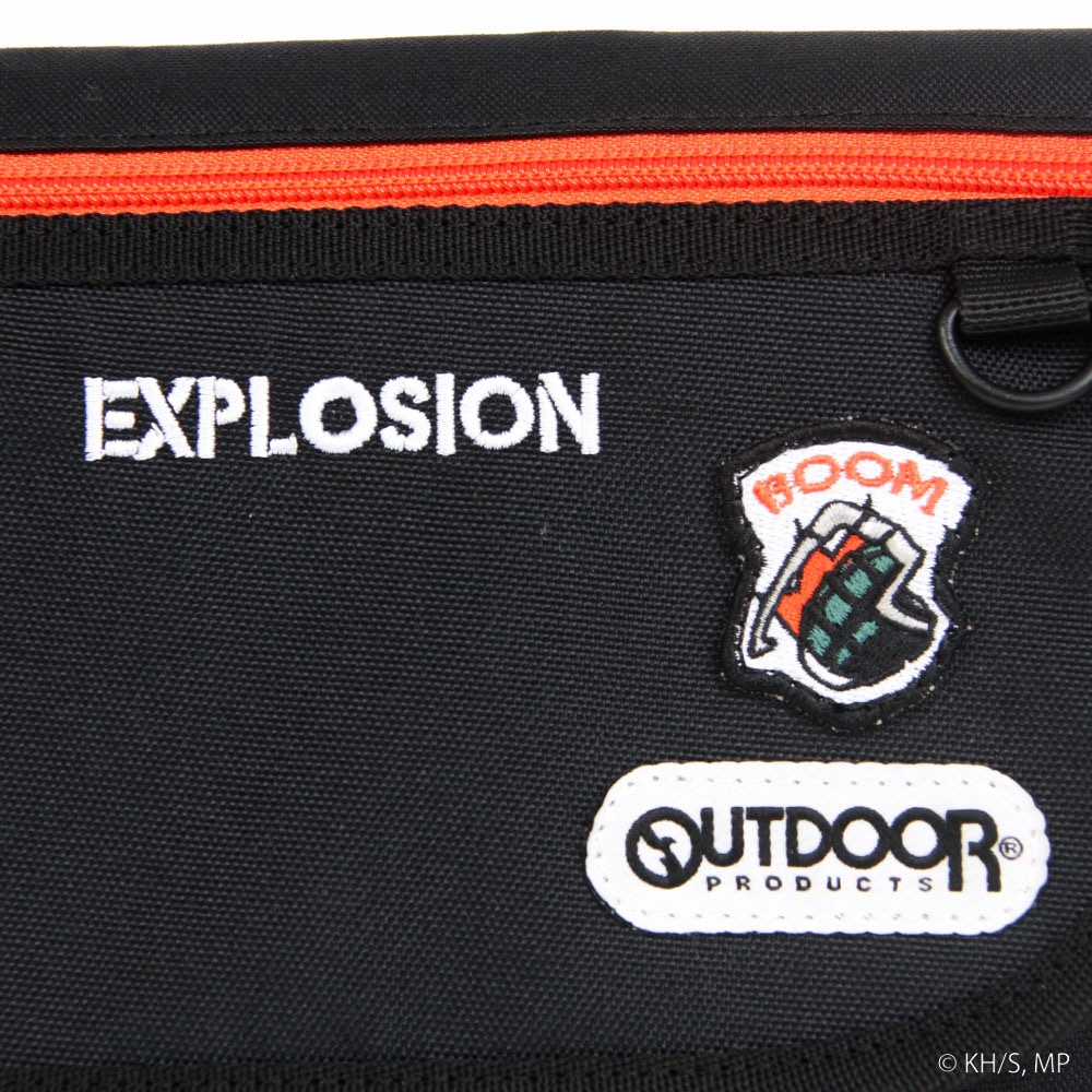 【僕のヒーローアカデミア×OUTDOOR PRODUCTS】<br>缶バッチ付きフラップショルダー ODHA02