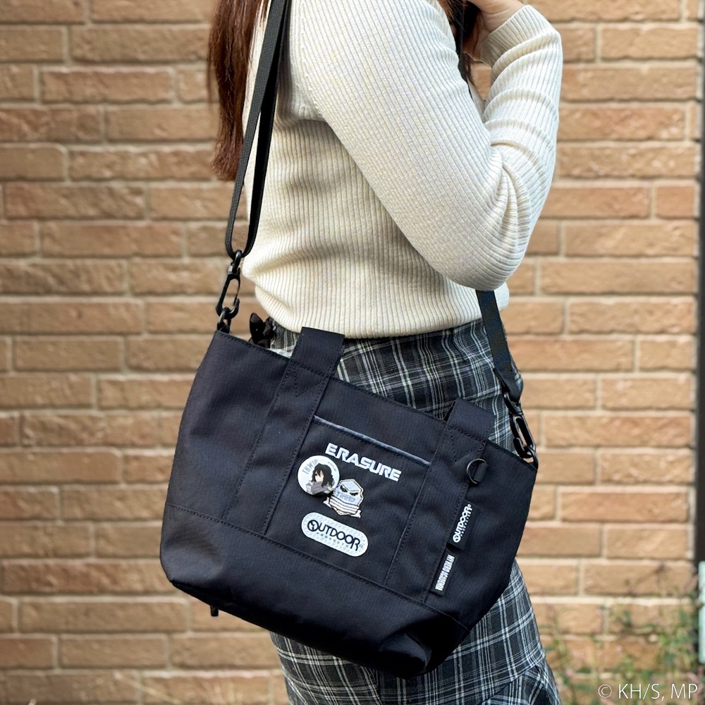 【僕のヒーローアカデミア×OUTDOOR PRODUCTS】<br>缶バッチ付きトートショルダー ODHA03