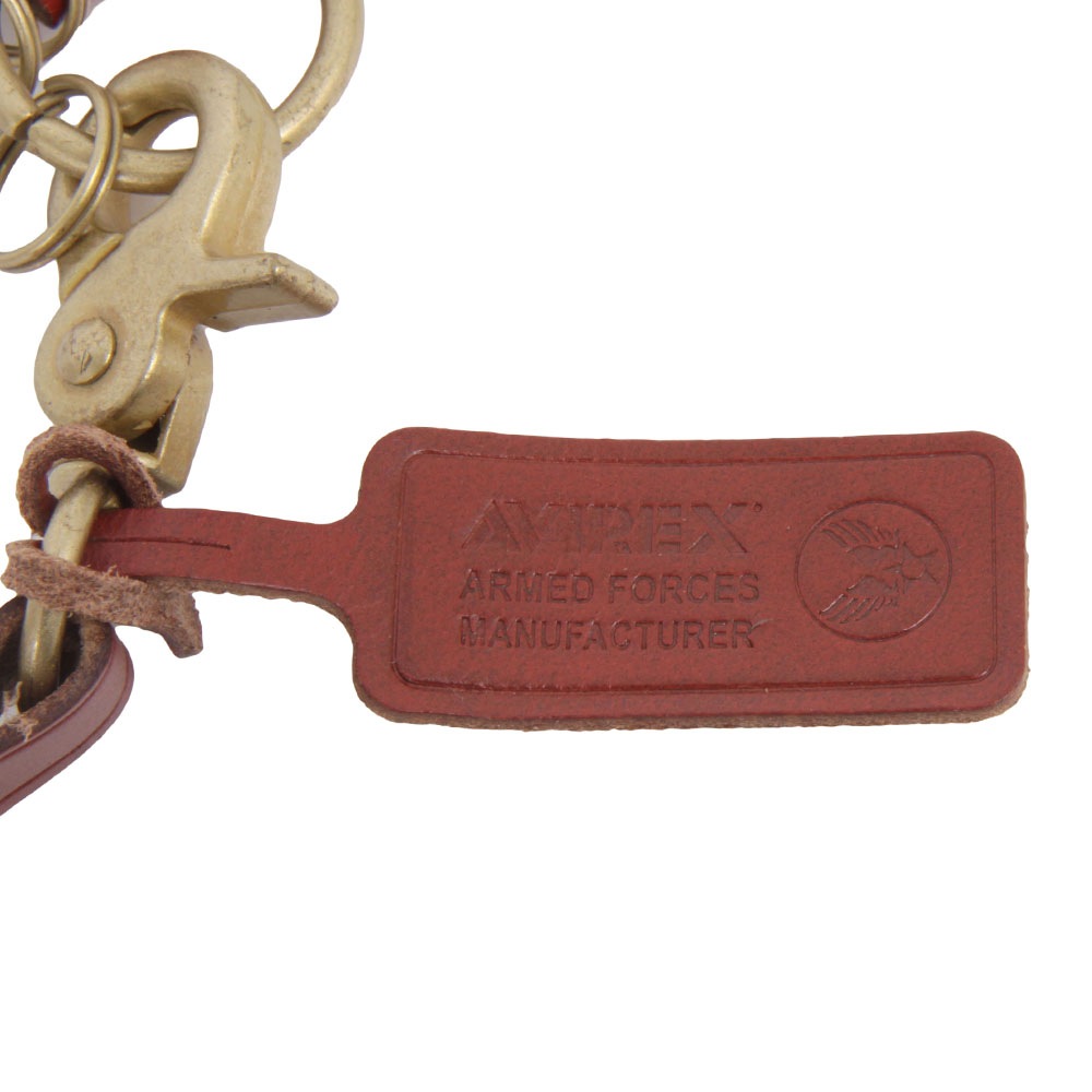【AVIREX】 バッファローレザー<br> ウォレットコード AX9304
