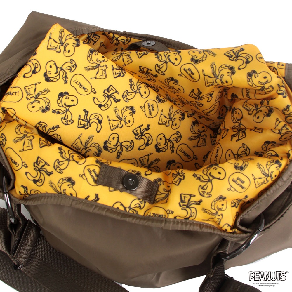 【OUTDOOR PRODUCTS】<br>PEANUTSコレクション スヌーピー 2Wayショルダー ODB032