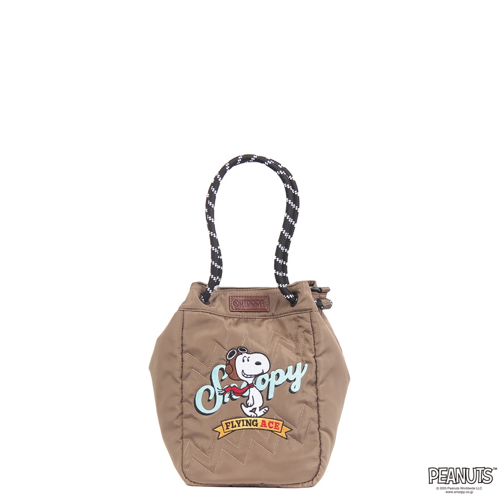 【OUTDOOR PRODUCTS】<br>PEANUTSコレクション スヌーピー 2Wayトートバッグ ODB036