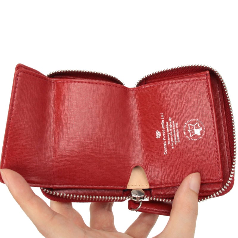 【PID】ラウンドファスナー ミニウォレット PAO1003