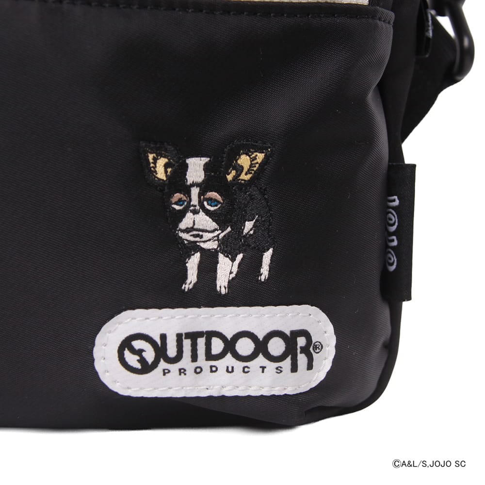 【アニメ『ジョジョの奇妙な冒険 スターダストクルセイダース』OUTDOOR PRODUCTS】 <br>イギーモチーフミニショルダー ODJO01