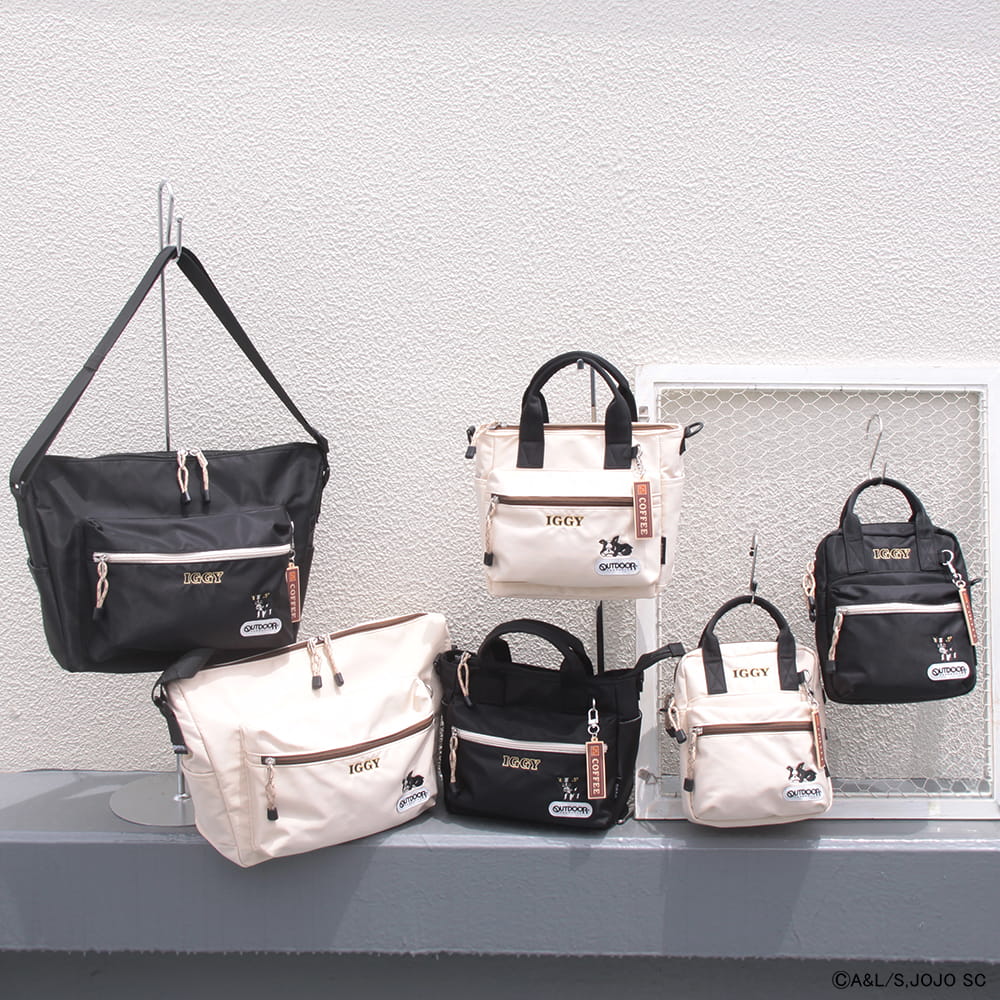 【アニメ『ジョジョの奇妙な冒険 スターダストクルセイダース』OUTDOOR PRODUCTS】 <br>イギーモチーフミニショルダー ODJO01