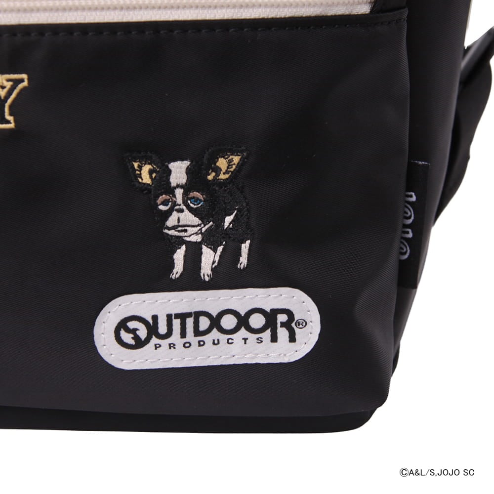 【アニメ『ジョジョの奇妙な冒険 スターダストクルセイダース』OUTDOOR PRODUCTS】 <br>イギーモチーフ2WAYショルダー ODJO02