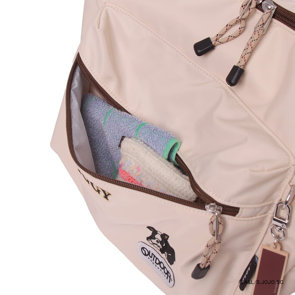 【アニメ『ジョジョの奇妙な冒険 スターダストクルセイダース』OUTDOOR PRODUCTS】 <br>イギーモチーフショルダー ODJO03