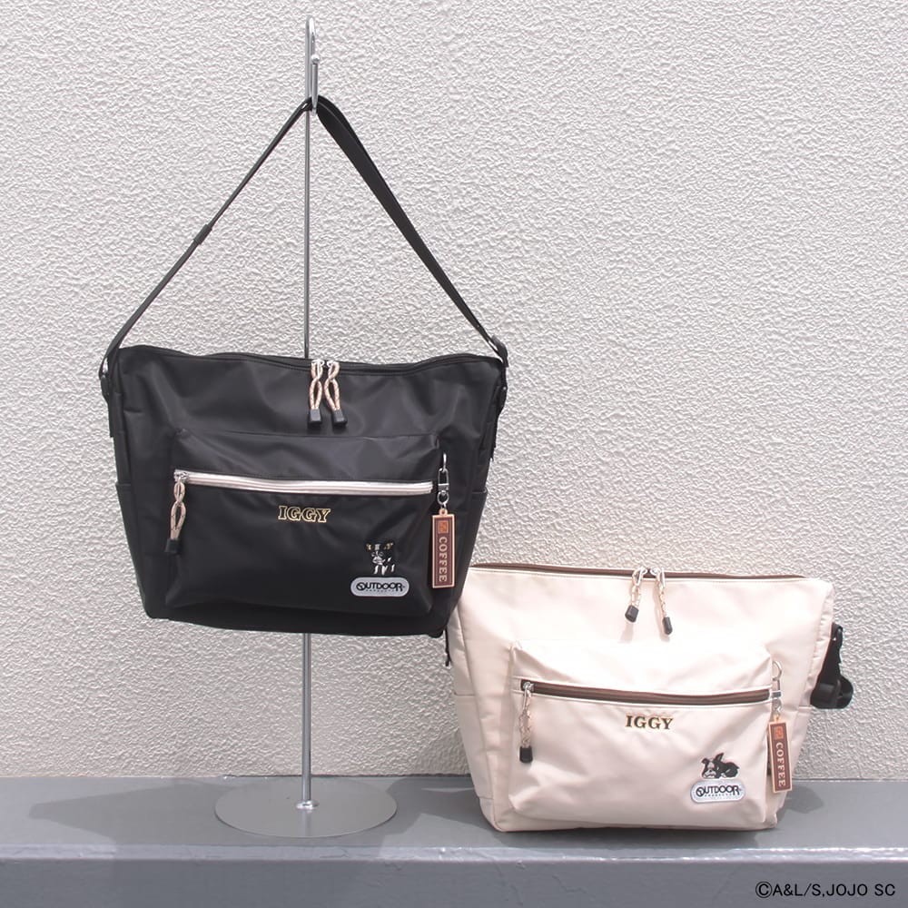 【アニメ『ジョジョの奇妙な冒険 スターダストクルセイダース』OUTDOOR PRODUCTS】 <br>イギーモチーフショルダー ODJO03