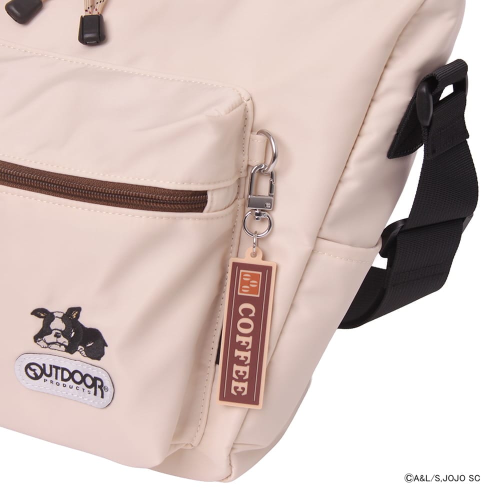 【アニメ『ジョジョの奇妙な冒険 スターダストクルセイダース』OUTDOOR PRODUCTS】 <br>イギーモチーフショルダー ODJO03