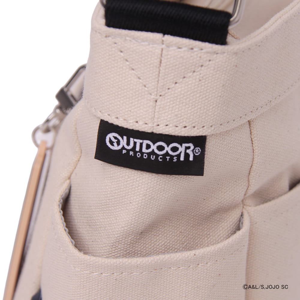 【アニメ『ジョジョの奇妙な冒険 スターダストクルセイダース』OUTDOOR PRODUCTS】 <br>イギーモチーフキャンバスショルダー ODJO11